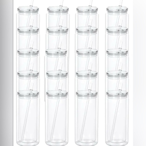 20 oz Acrylic Double-Walled Tall Tumbler for CUSTOM Snow Globe Tumbler - Picture 3 of 3